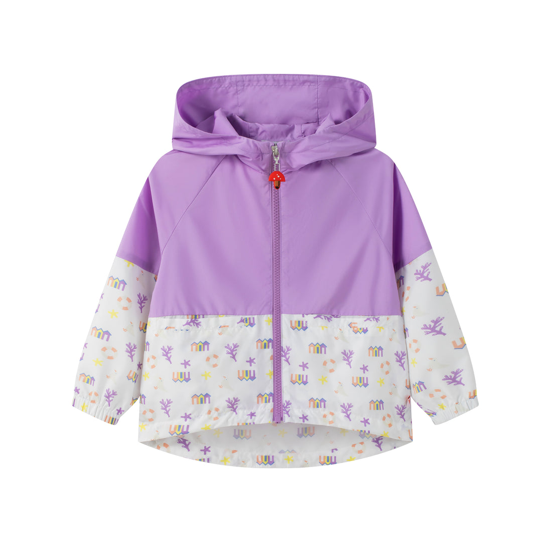 VAUVA Vauva SS24 - Girl All Over Print Windbreaker - Purple Jacket