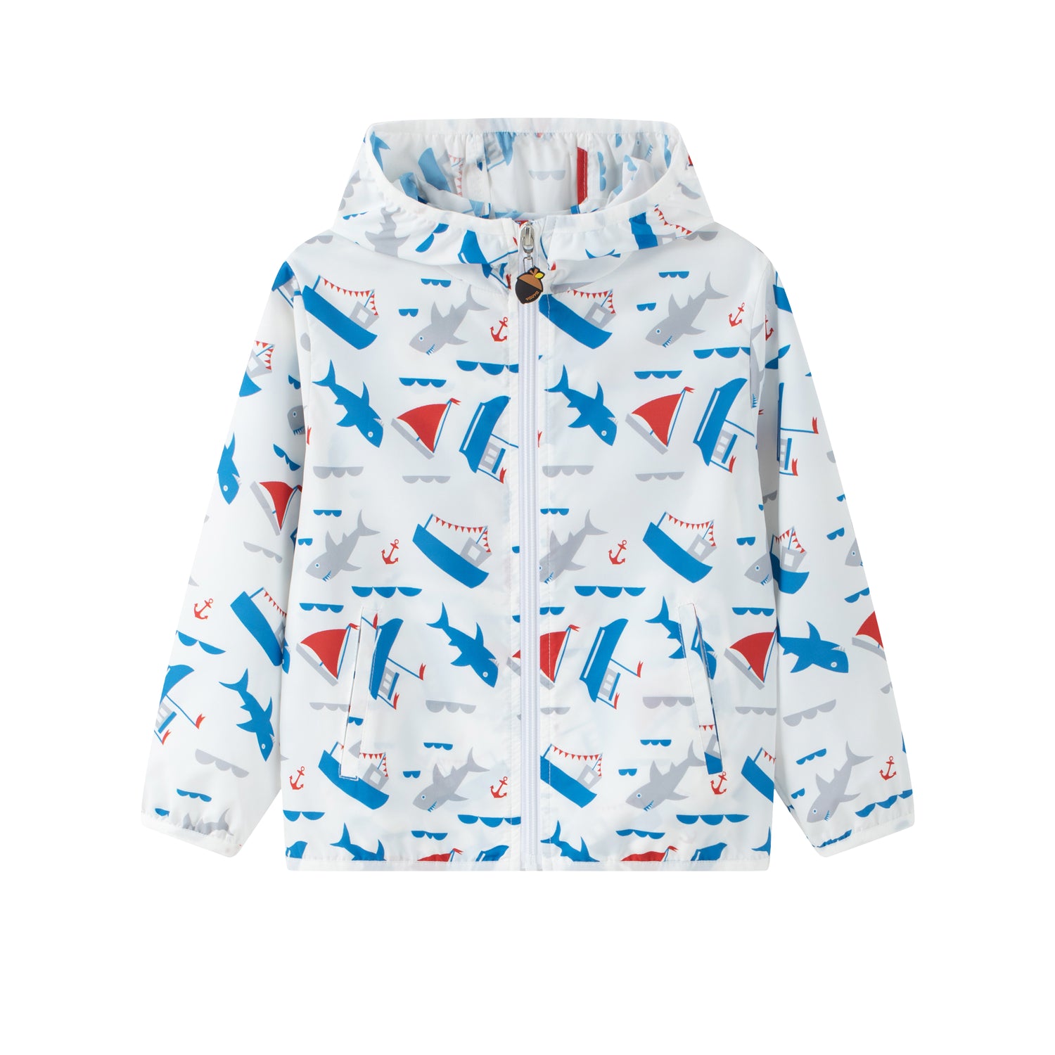 VAUVA Vauva SS24 - Boys Ocean All Over Printed Windbreaker UV Protection Windbreaker