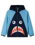 VAUVA Vauva SS24 - Toddler Boy Shark Full Print Jacket UV Protection - Blue Jacket