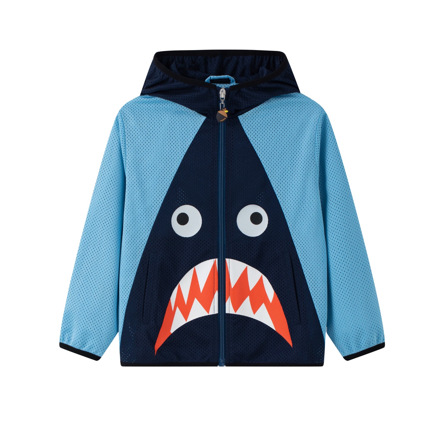 VAUVA Vauva SS24 - Toddler Boy Shark Full Print Jacket UV Protection - Blue Jacket