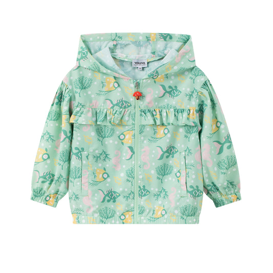 Toddler Fish All Over Print Uv Protection Jacket