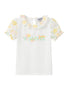 VAUVA Vauva SS24 - Toddler Girl Vauva Logo Print with Collar Tops