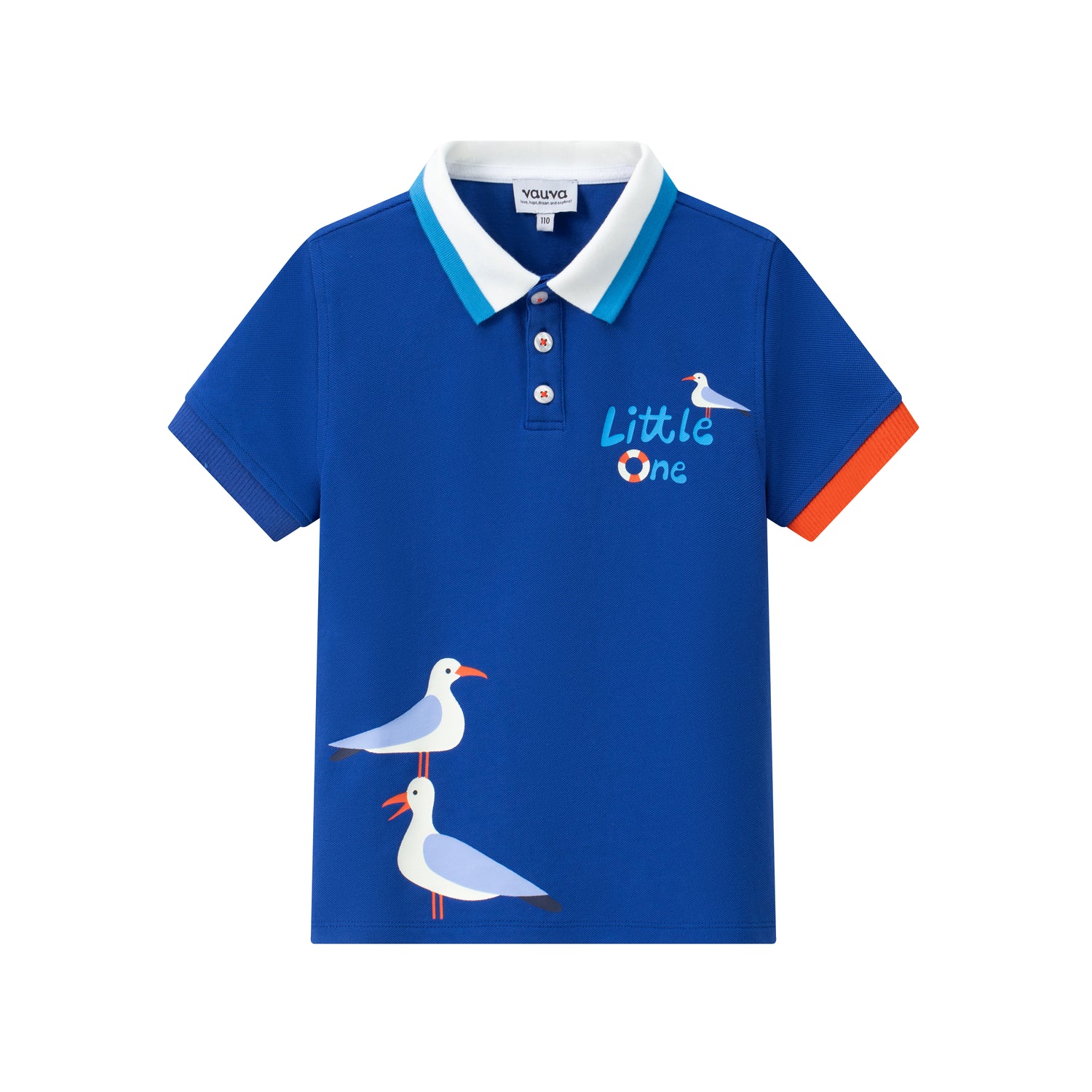 VAUVA Vauva SS24 - Organic Cotton Baby Boy Polo Shirt Polo Shirt