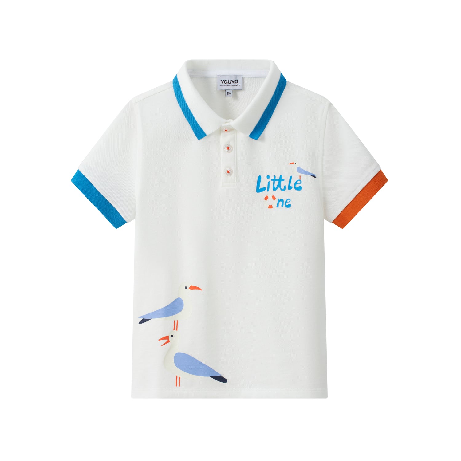 VAUVA Vauva SS24 - Organic Cotton Baby Boy Polo Shirt Polo Shirt