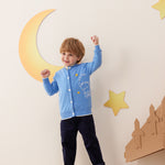 Vauva x Le Petit Prince Vauva x Le Petit Prince - Kids Cashmere Cardigan (Blue) Coat & Jacket