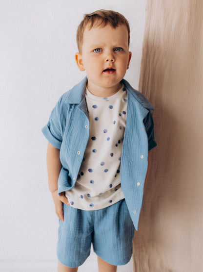 Muslin Kids Shirt (GOTS)