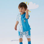 Vauva x Moomin Vauva x Moomin - Baby Boy MoominPapa Embroidered Top & Shorts Set Top & Bottom Set