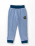 Boys Contrast Trim Zipper Cuff Sweatpants