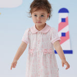 Vauva x Moomin Vauva x Moomin - Baby Girl All Over Print Short Sleeve Dress - Pink Dresses