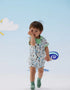 Vauva x Moomin Vauva x Moomin - Baby Boy All Over Print Collar Top & Bottom Set - Pastel Green Top & Bottom Set