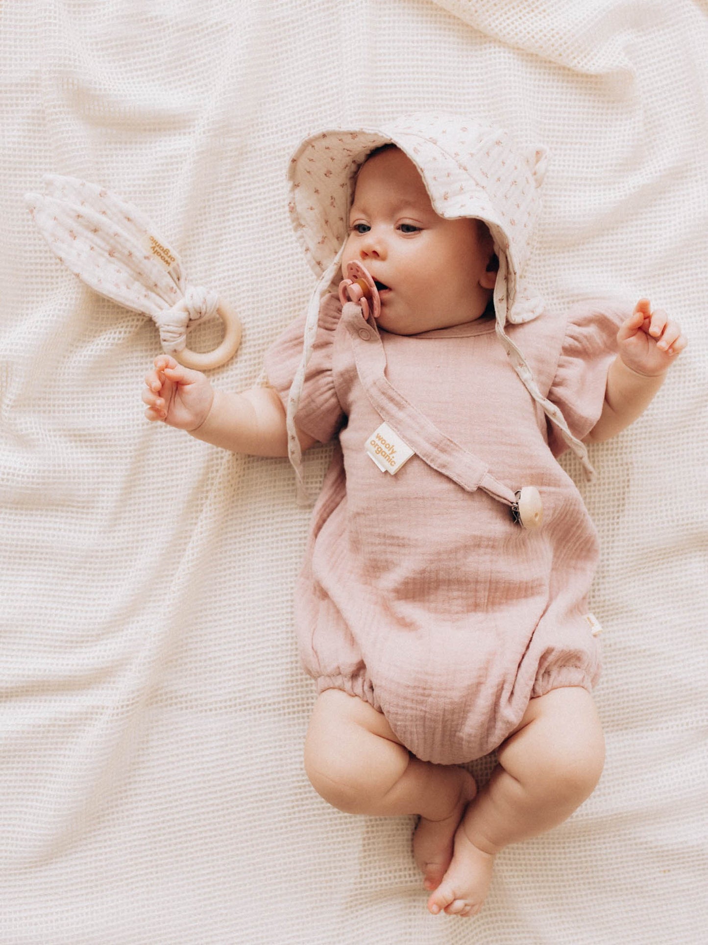 Muslin Pacifier Clip (GOTS)
