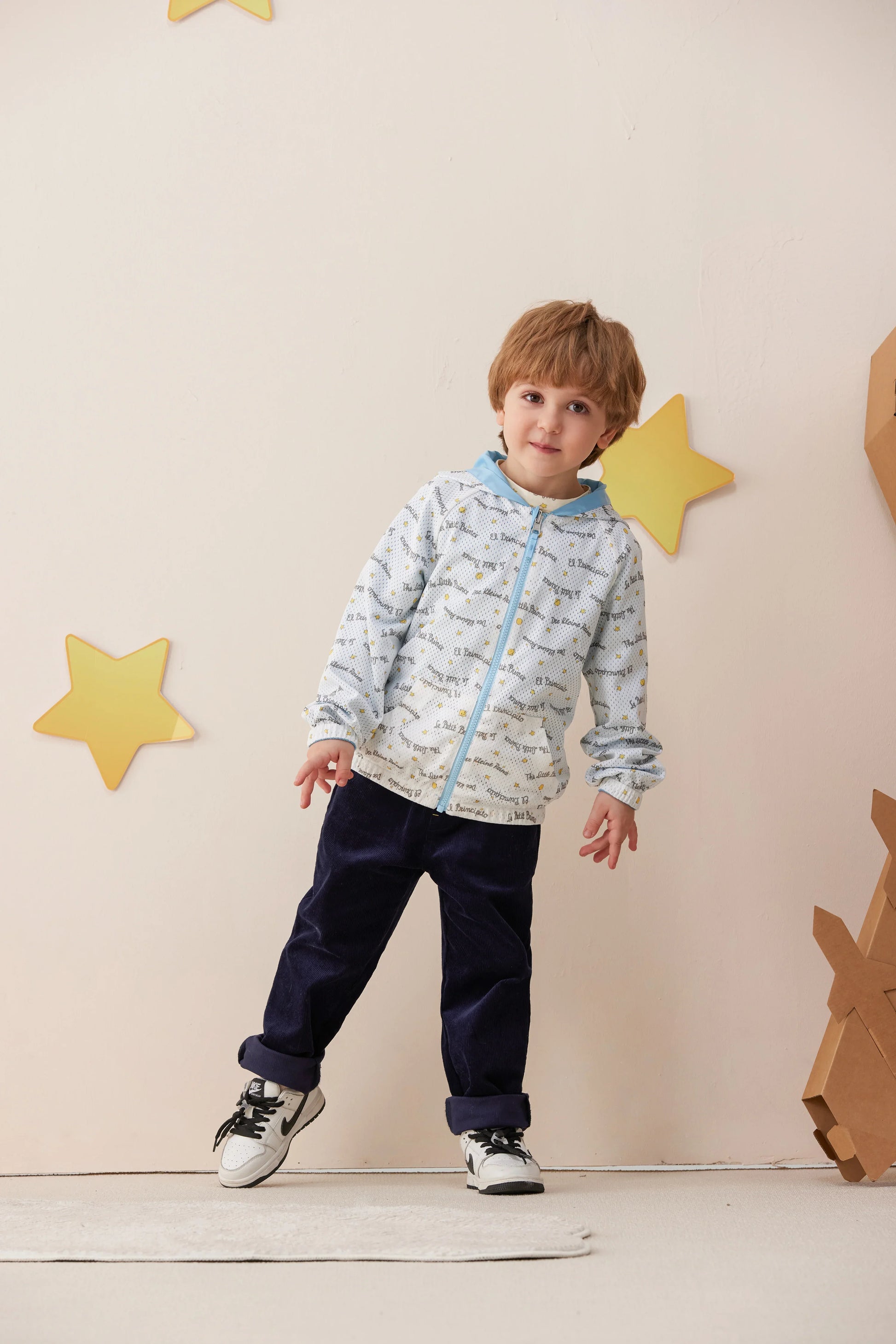 Vauva x Le Petit Prince Vauva x Le Petit Prince - Kids Reversible Jacket (Blue) Coat & Jacket