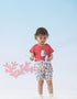Vauva x Moomin Vauva x Moomin - Baby Boys Too-Ticky Short Sleeve Romper (Red) ROMPER