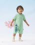 Vauva x Moomin Vauva x Moomin - Baby Boy Snufkin Print Romper - Pastel Green Romper
