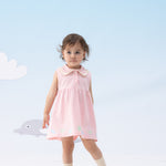 VAUVA Vauva SS24 - Baby Girl's Organic Cotton Plain Dress Dress