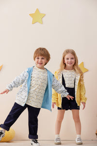 Vauva x Le Petit Prince - Kids Reversible Jacket (Blue) models inside front