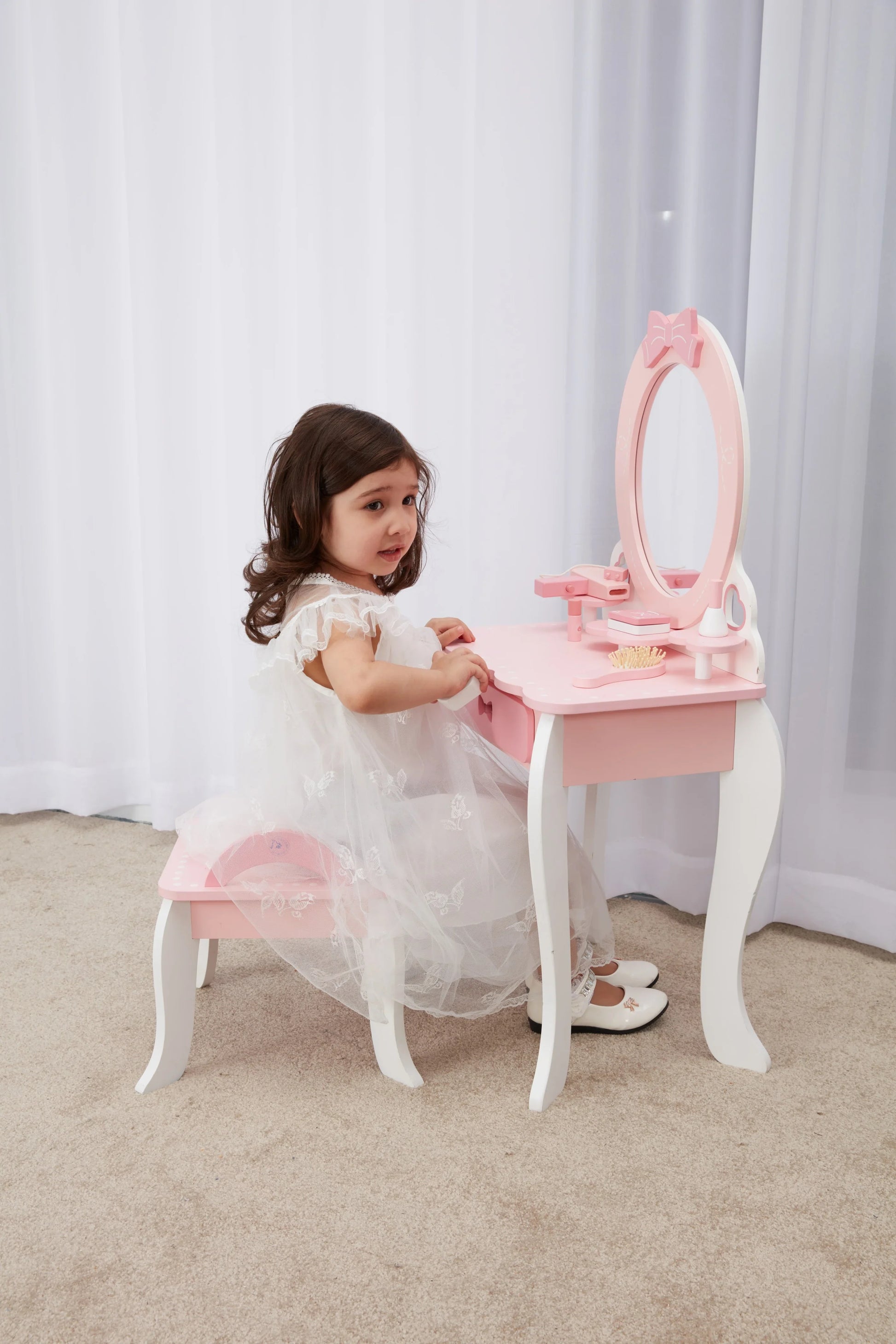 FN FN - Wooden Simulation Furniture (Princess Dressing Table) Wooden Toy