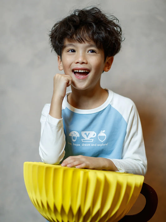 Boys Raglan Sleeve Print Tee