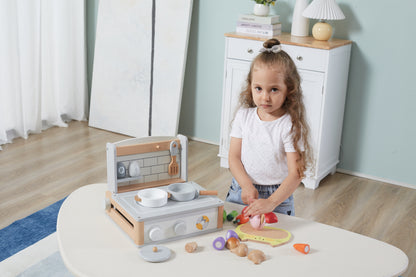 FN FN - Wooden Kitchen Toys (Tabletop Kitchen) Hard Toys