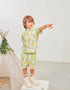 Kid All-Over Lemon Tea Print Shorts