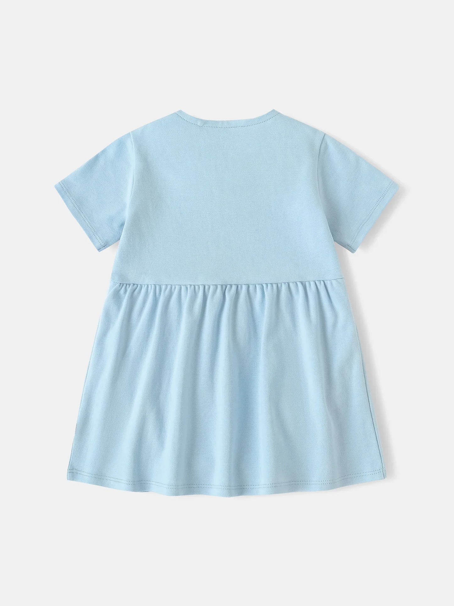 Baby Peter Pan Collar Short Sleeve Berries Print Dress