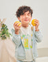 Kid Short Sleeve Lemon Tea Print Tee