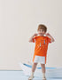 Boy Sailor Hook Embroidered Shorts
