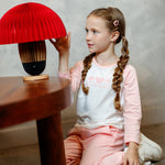 Kid Raglan Sleeve Print Tee