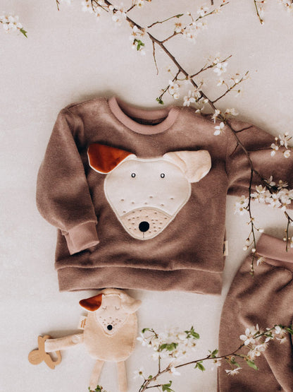 Embroidered Terry Sweater (GOTS)