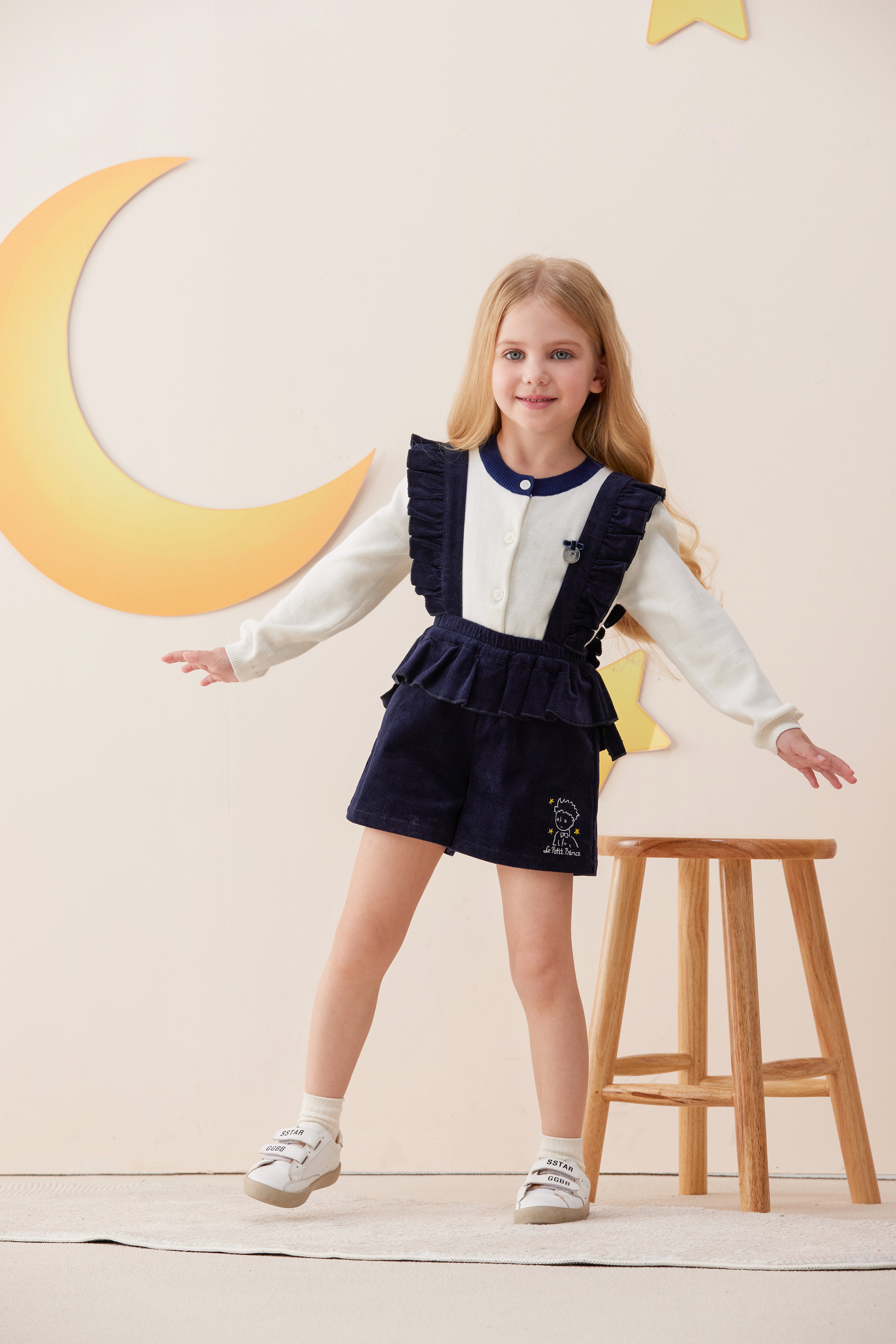 Vauva x Le Petit Prince Vauva x Le Petit Prince - Girls Embroidered Corduroy Shorts Shorts