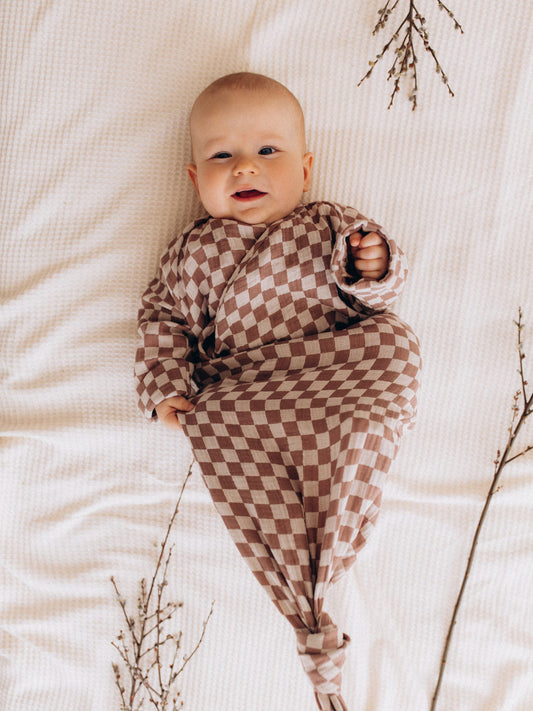 Muslin Knotted Kimono Gown (GOTS)