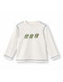 Boys Dinos Contrast Stitch Long Sleeve T-Shirt