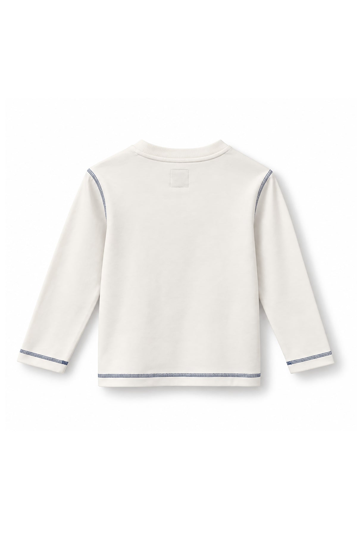 Boys Dinos Contrast Stitch Long Sleeve T-Shirt