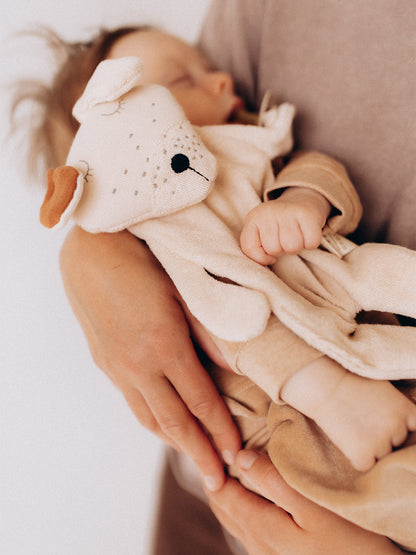 Comforter With Dummy Holder - Dog