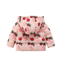 Vauva x Moomin FW23 - Baby Girls Moomin All Over Print Padded Coat with Hood (Pink) product image back 