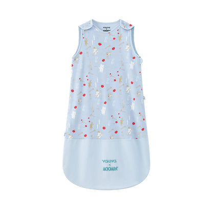 Vauva x Moomin Vauva x Moomin FW23 - Baby Boys Moomin All Over Print Cotton Sleeping Bag (Folk Blue) Sleeping Bags