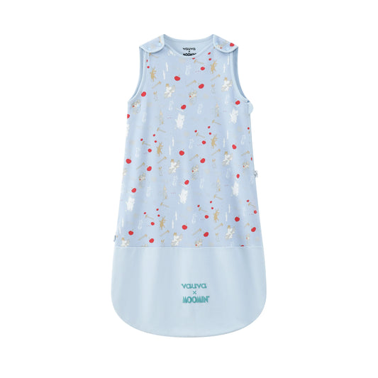Vauva x Moomin Vauva x Moomin FW23 - Baby Boys Moomin All Over Print Cotton Sleeping Bag (Folk Blue) Sleeping Bags