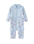 Vauva x Moomin Vauva x Moomin FW23 - Baby Boys Moomin Semi-Print Cotton Long Sleeve Romper (Blue) Romper