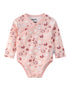 Vauva x Moomin Vauva x Moomin FW23 - Baby Girls Moomin All Over Print Cotton Long Sleeve Bodysuit (Pink) Bodysuit