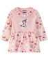 Vauva x Moomin Vauva x Moomin FW23 - Baby Girls Moomin Print Cotton Long Sleeve Bodysuit (Pink) Bodysuit