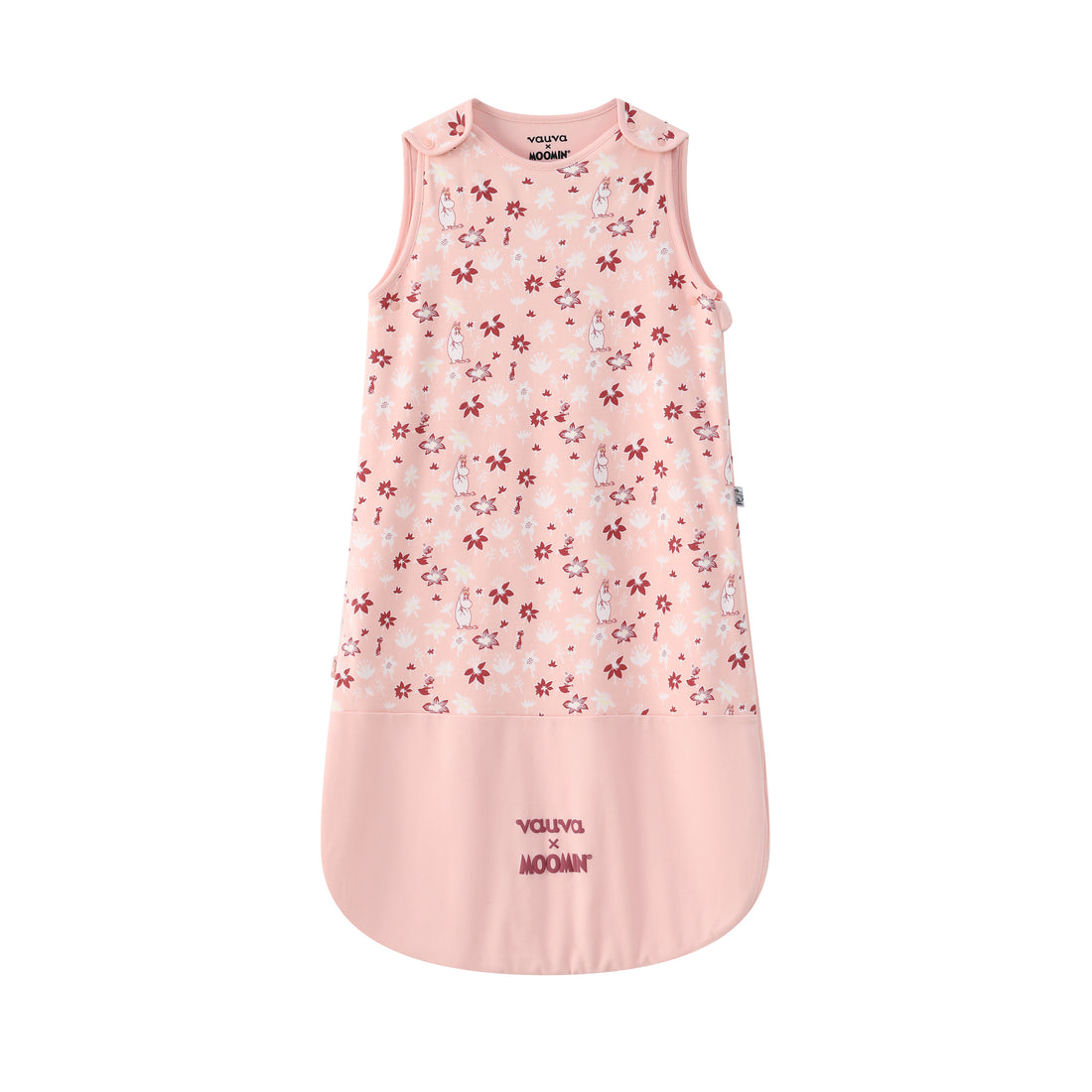 Vauva x Moomin Vauva x Moomin FW23 - Baby Girls Moomin All Over Print Cotton Sleeping Bag (Pink) Sleeping Bags