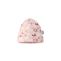Vauva x Moomin FW23 - Baby Girls Moomin All Over Print Cotton Hat (Pink) product image 1