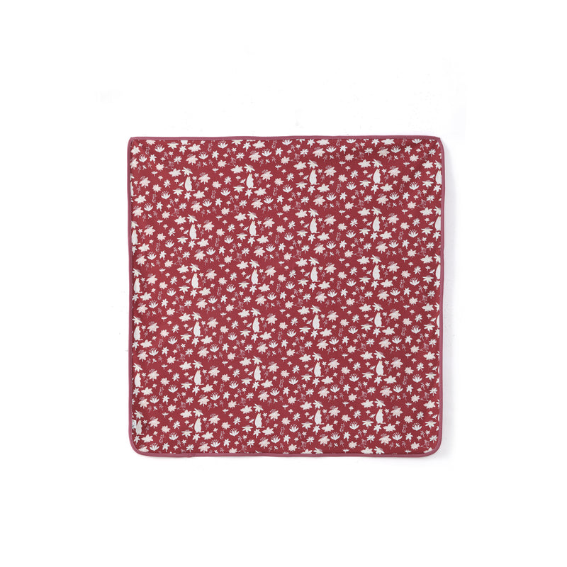 Vauva x Moomin FW23 - Baby Girls Moomin All Over Print Cotton Blanket (Red) product image front