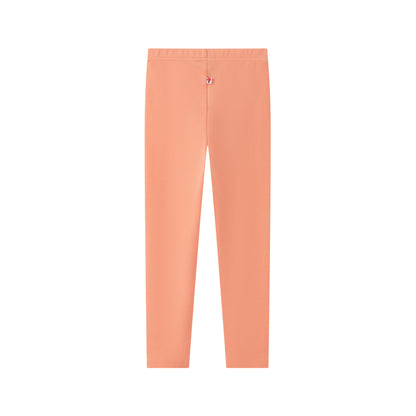 VAUVA Vauva SS24 - Girls Printed Cotton Trousers Pants (Coral Pink)