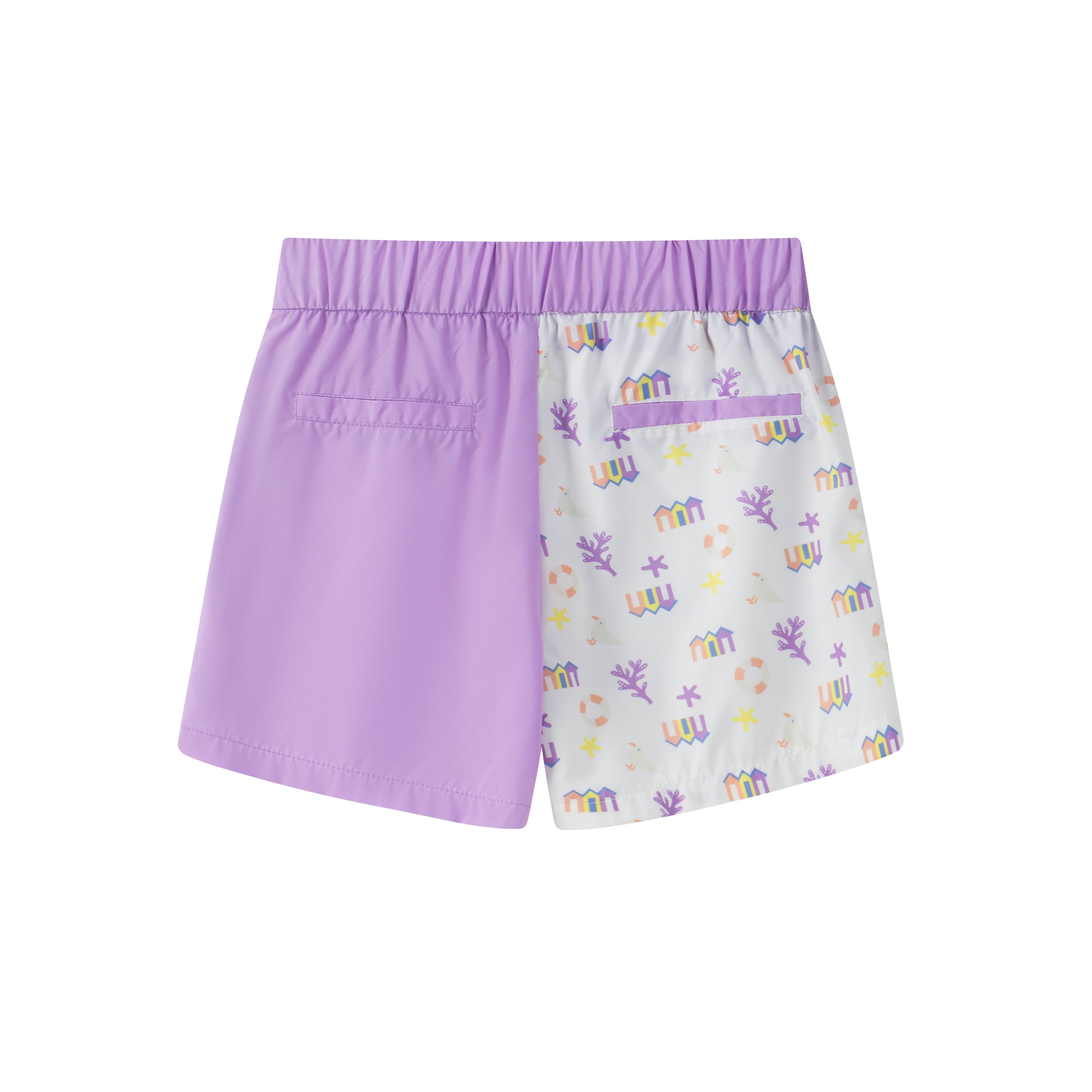 VAUVA Vauva SS24 - Girl Plain Layer Shorts - Purple Shorts