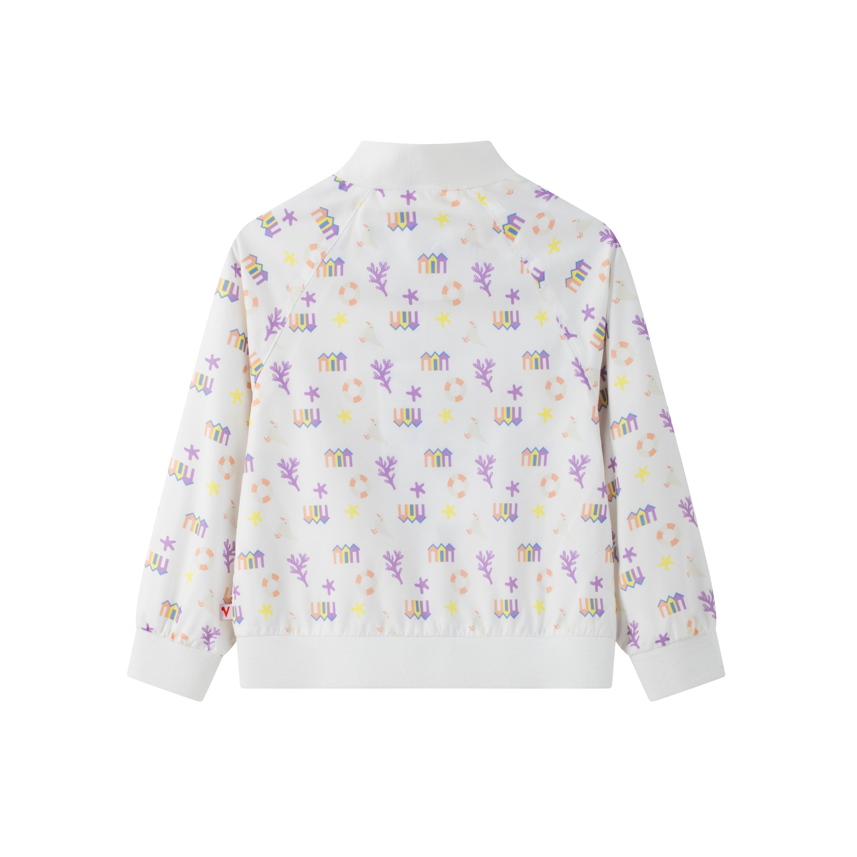 VAUVA Vauva SS24 - Girl All Over Print Jacket - White Coat &amp; Jacket