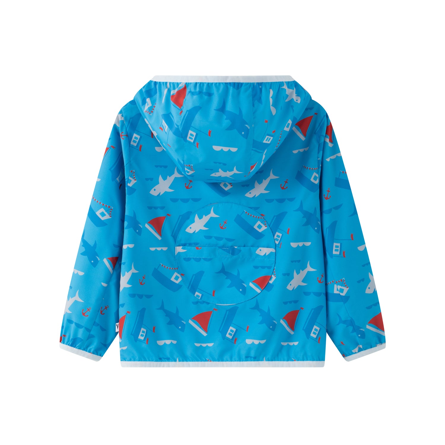 VAUVA Vauva SS24 - Boys Ocean All Over Printed Windbreaker UV Protection Windbreaker