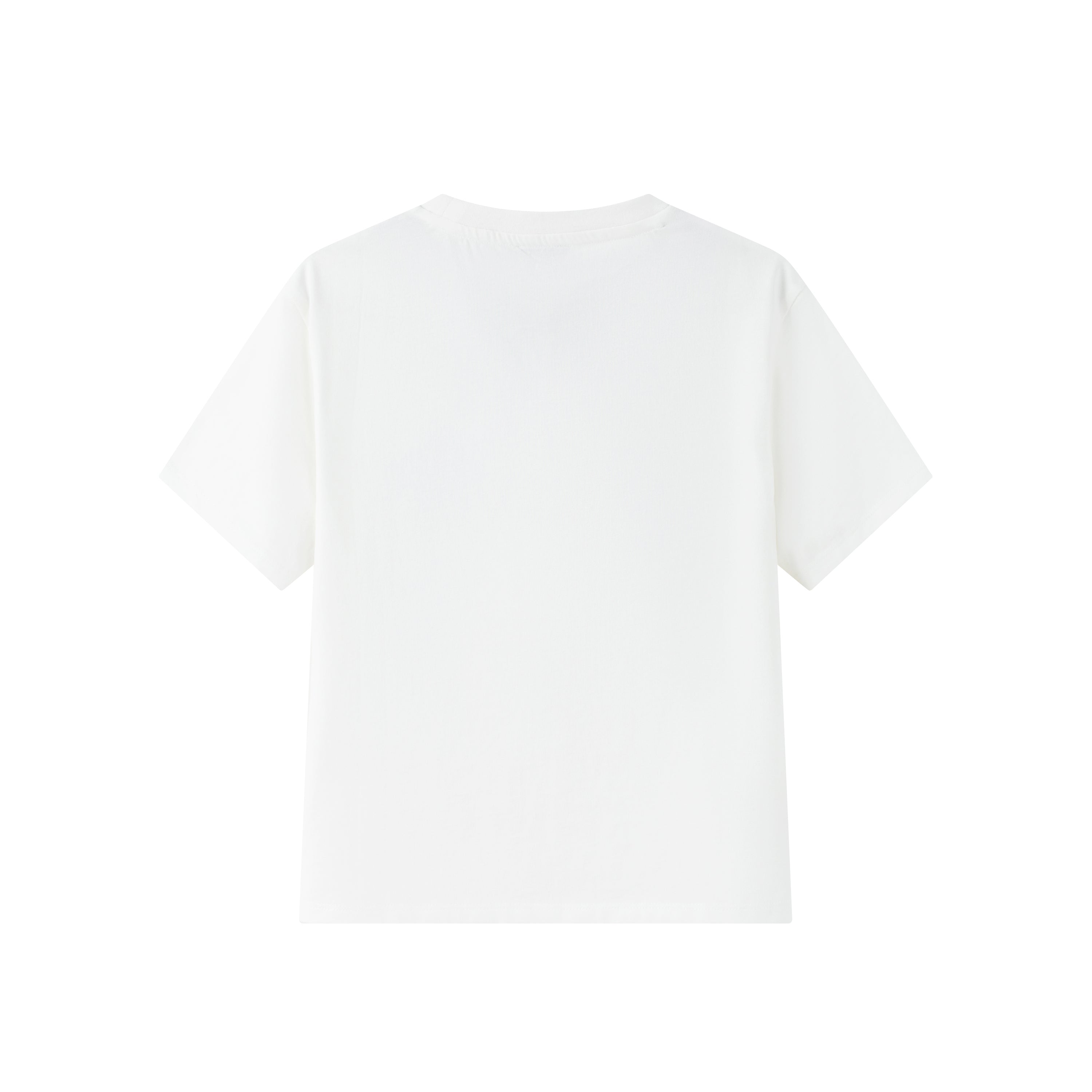 VAUVA Vauva SS24 - Toddler V Neck Logo Print T-Shirt Top - White Tops