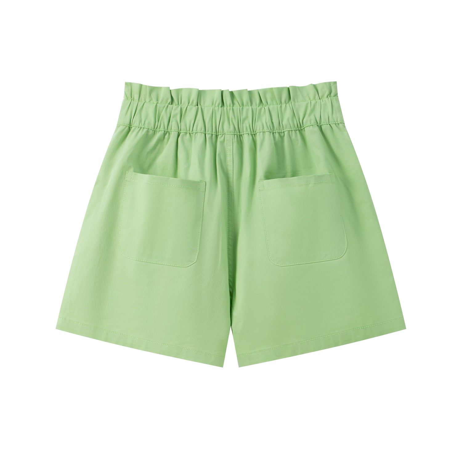 VAUVA Vauva SS24 - Toddler Girl Plain Print with Butterfly Knot Shorts Shorts