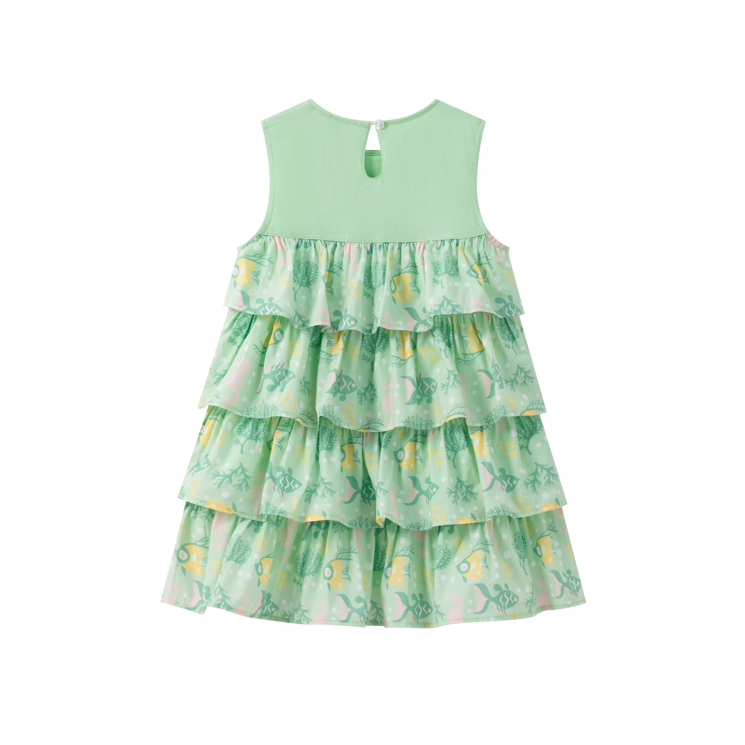 VAUVA Vauva SS24 - Toddler Girl Ruffle Short Sleeves Dress Dresses